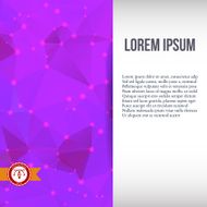 Abstract Colorful Triangles Background Vector illustration N36