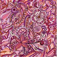 Flower abstract pattern seamless background