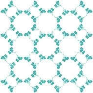 Seamless decorative flower pattern