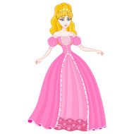 Gentle beautiful princess