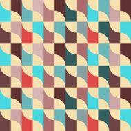 Retro seamless pattern Vector background