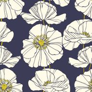 Floral seamless pattern with poppies N3