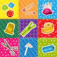 Sewing patchworks set N2