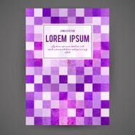 Abstract mosaic background in vector