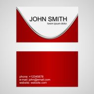 Vector creative business cards N4
