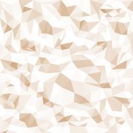 Blended soft beige abstract geometric polygonal background