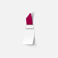 Realistic paper sticker lipstick N8