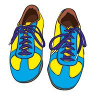 isolated shoes