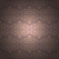 rich floral ornament Baroque Wallpaper N2