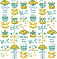 Retro flower background N6