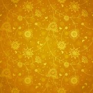 Ornate floral seamless texture in retro style N2