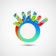 Abstract city background N3
