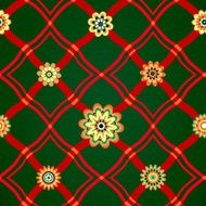 Seamless pattern with a geometrical ornament