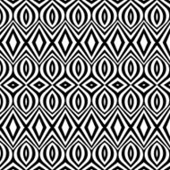 Seamless black and white pattern N12