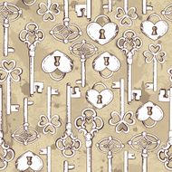 Seamless keys pattern
