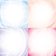 Abstract 4 soft color design bright backgrounds