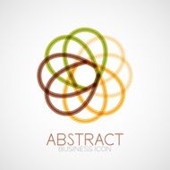 Symmetric abstract geometric shape N365