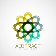 Symmetric abstract geometric shape N366