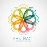Symmetric abstract geometric shape N368