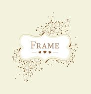 floral frame N51