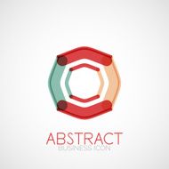 Symmetric abstract geometric shape N369