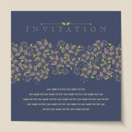 Beautiful vintage invitation cards layouts N31
