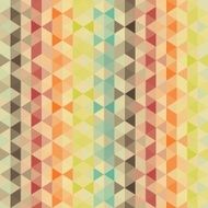 Retro pattern of geometric shapes N43