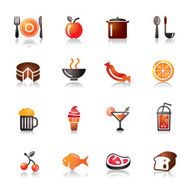 Food and Drinks Colorful Icons N2