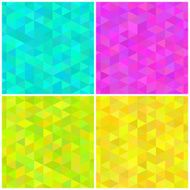 Abstract triangular seamless patterns