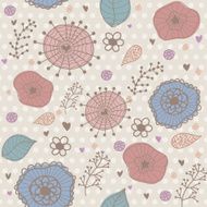 floral seamless pattern N316
