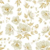 Elegant seamless peony pattern N9