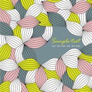 Vector seamless leaf pattern