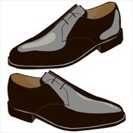 men&#039;s shoes on a white background N2