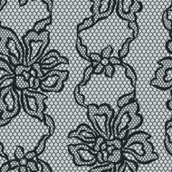 Old lace seamless pattern with ornamental flowers N3