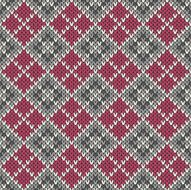 Seamless Knitted Geometric Pattern