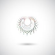 abstract color dots icon for design N4