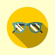 Hipster glasses icons series