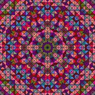 Abstract Colorful Digital Decorative Flower Star N7