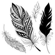 Vector Peerless Decorative Feather N10