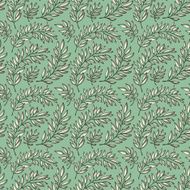 Seamless pattern decorative branches N12