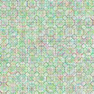 Seamless cross pattern in various color For banknote money design N122