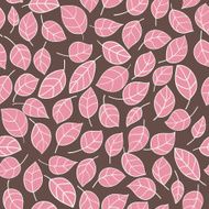 Abstract seamless pattern with leaves N3