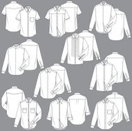 Mens Shirt Fashion Templates