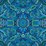 Abstract vector tribal ethnic pattern N4