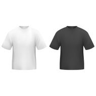 tshirt black and white