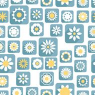 Seamless color decorative flower pattern N17