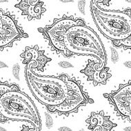 Seamless Paisley background N25