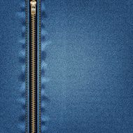 Denim background with zipper N4