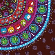 Decorative ornamental ethnic background N11