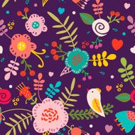 Beautiful floral seamless pattern N20